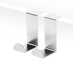 Сильный Металл Нержавеющая сталь над дверью крепежных крючка на протяжении для окон и дверей из ПВХ крюка ванная комната Z крюк