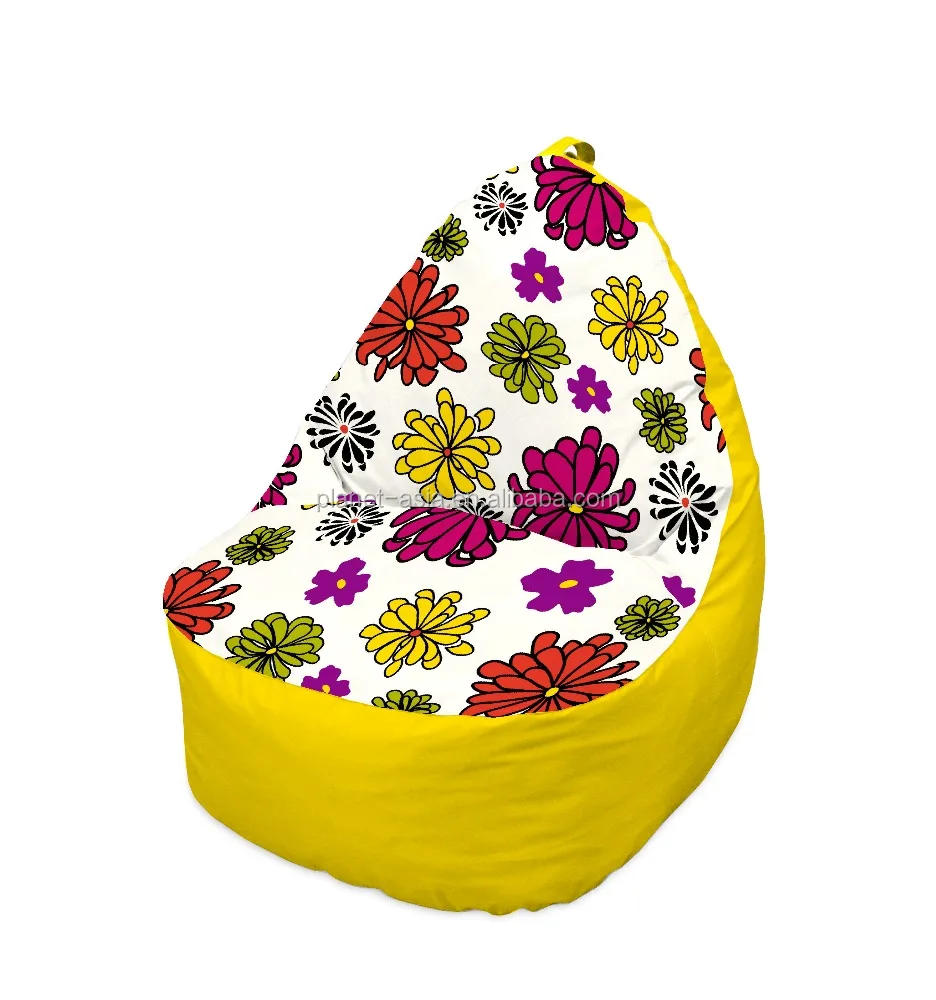 wholesale customizable lovely pattens cute beanbag chair for kids