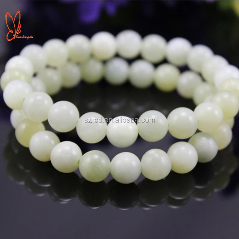 Natural stone bracelet new jade round beads bracelet jewelry
