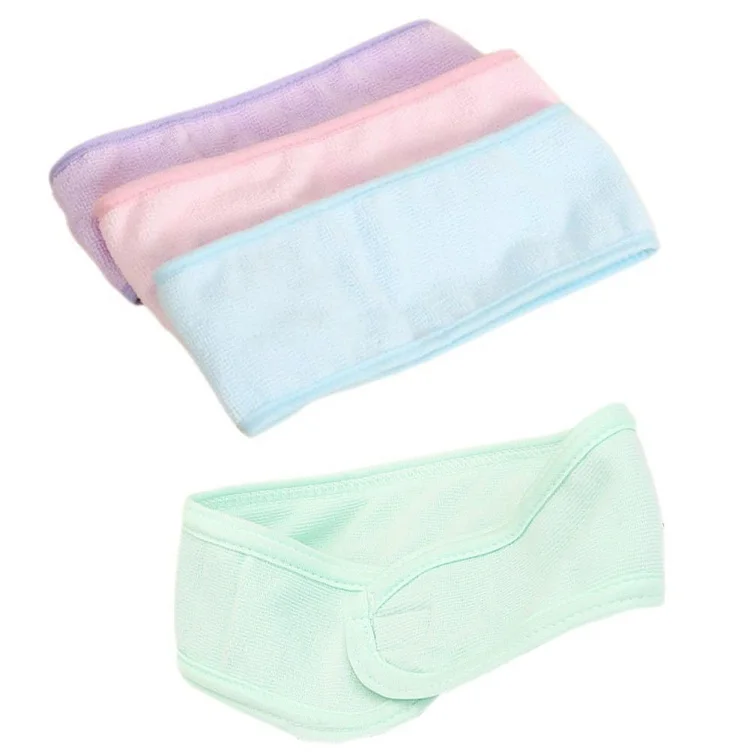 Makeup towel hair band microfiber for womens hair