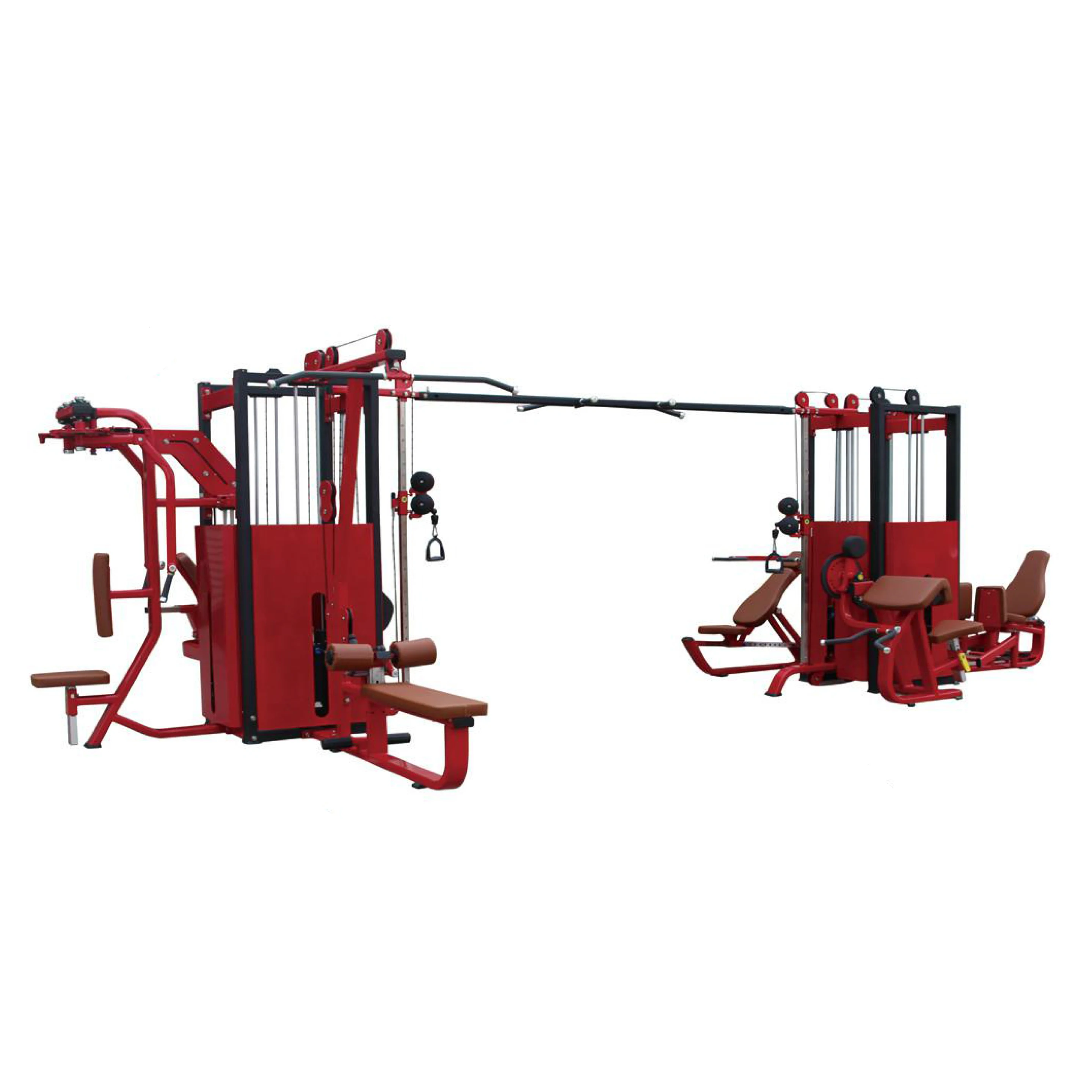 flex fitness gym equipment multi jungle 8 station axd-5081 from Shandong Aoxinde Fitness Equipment