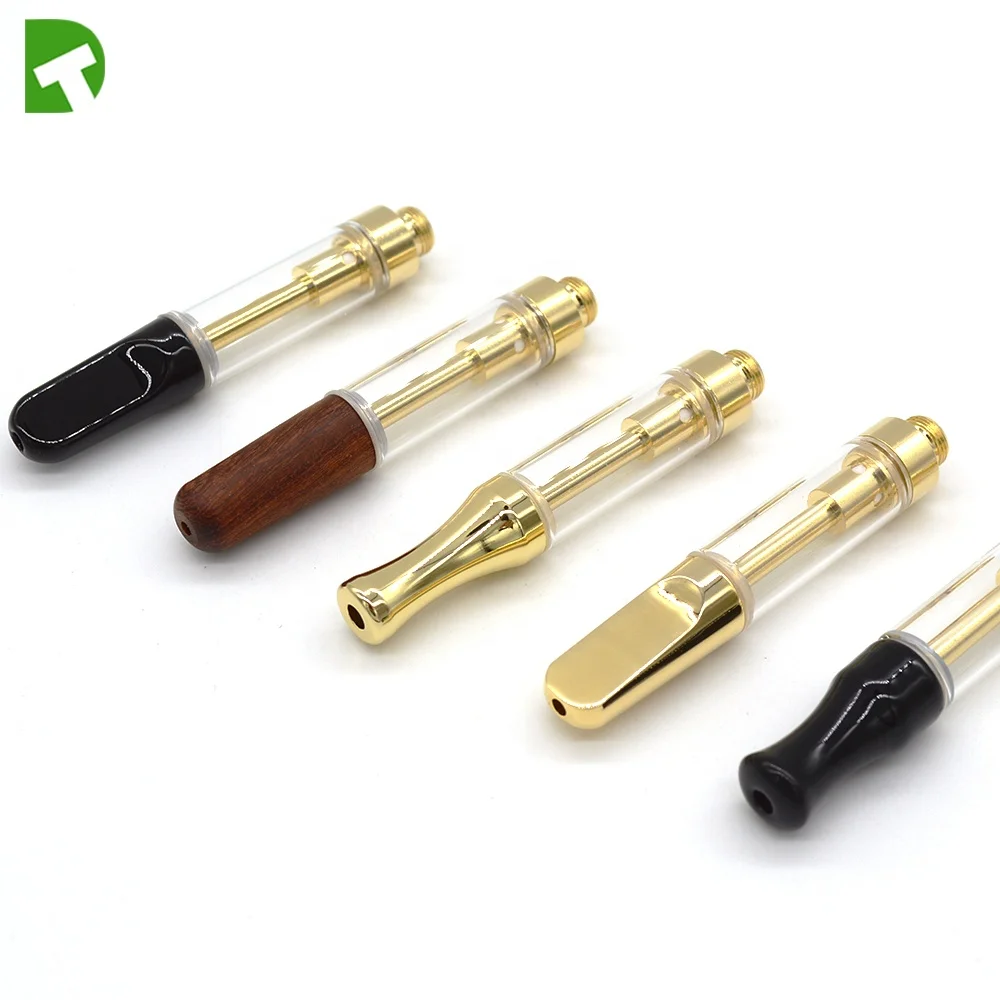 . 5 1 мл 24 к розовое золото серебро керамика конопляное масло Круглая Плоская Металлическая Насадка Pyrex стеклянный картридж для вейпа