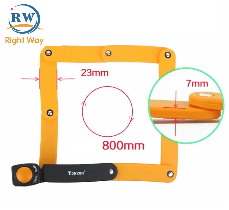 New hydraulic high quality folded bike lock folding bicycle lock bike accessories