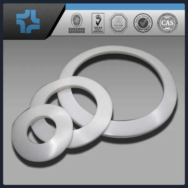 custom high temperature acid resistant white ptfe gasket flat o ring clamps ptfe expanded flat rubber gasket seal