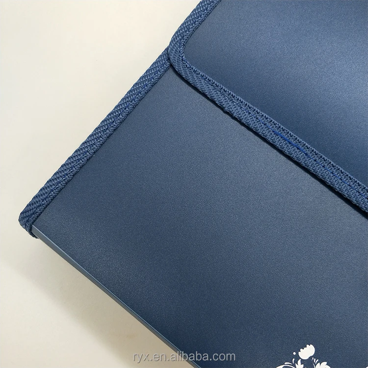 
2016 hot sale plastic clear transparent multi-pocket file folder with colored inserts 