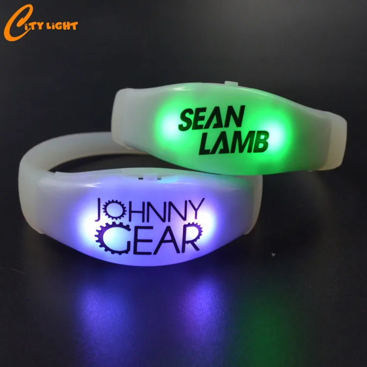 2019 Hot New Products Light Up Novelties Music led flashing bracelet