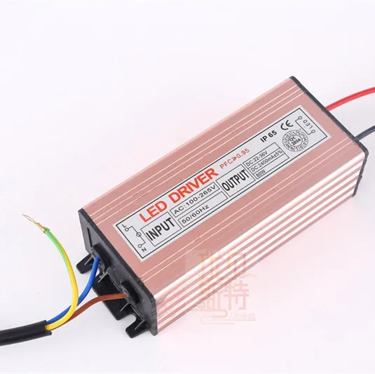 Изоляционный светодиодный драйвер, сертификация CE, светодиодные прожекторы заливающего света ip65, постоянный ток 80 Вт, светодиодный силовой привод, топовый бренд Zhongshan