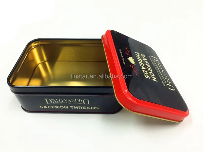 Custom small rectangular tin poker play card holder tin packing box