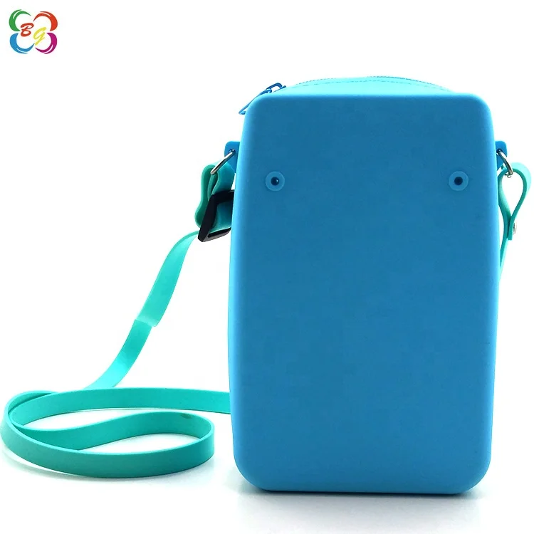 Fashion Customized Logo Crossbody Sling Bag Silicone Shoulder Bag