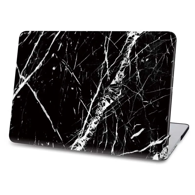 горячие продукты уникальный дизайн рок случае черный мраморный дизайн для mac book случае с отличной устойчивостью к царапинам