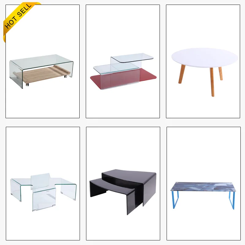 Free sample glass top wooden centre table designs cheap wholesale furniture wooden teapoy