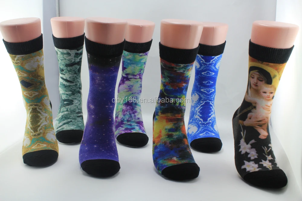 Funky 3d seamless cozy sport socks custom made football cotton thigh high socks for men