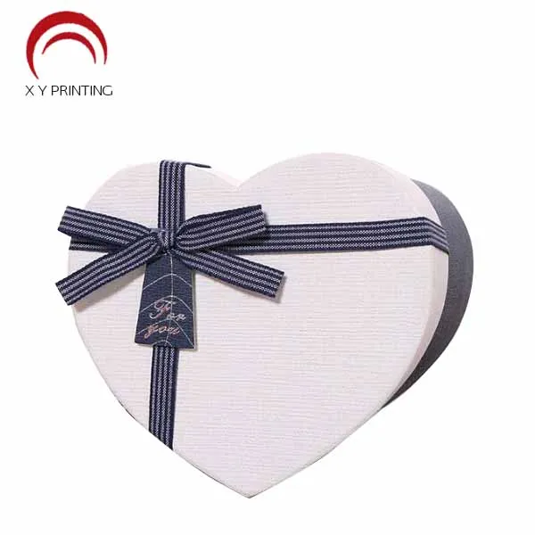 
Luxury Heart Shaped Packaging Custom Beautiful Wedding Gift Paper Boxes With Custom Printed Logo 