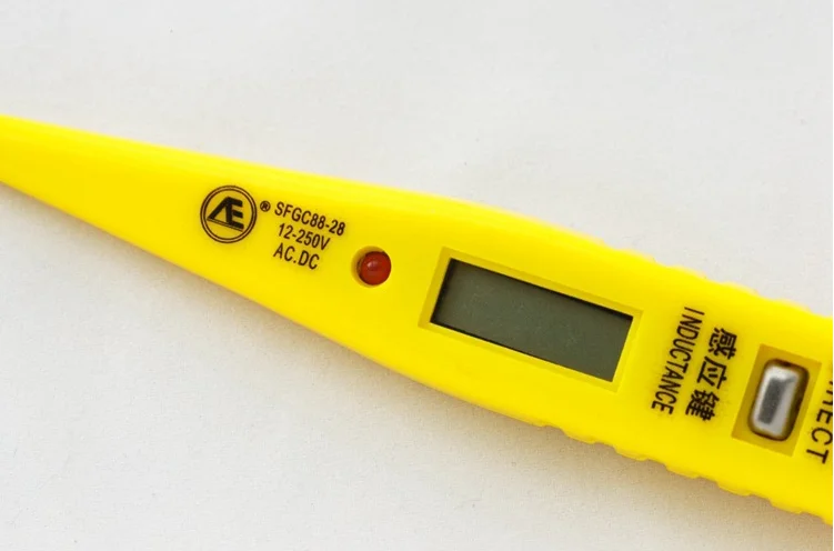 Harden Digital Voltage Electrical test Pencil With LCD Display