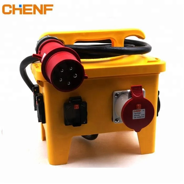 IP57 24way 12 way industrial plug socket Power 3 phase Electrical Waterproof distribution box size