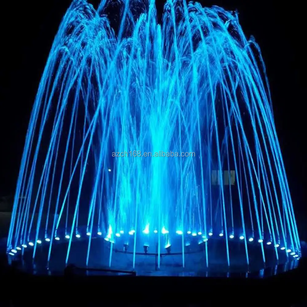 Led Lights Outdoor Pool Water Fountain Round Garden Stone Water Fountain for Square