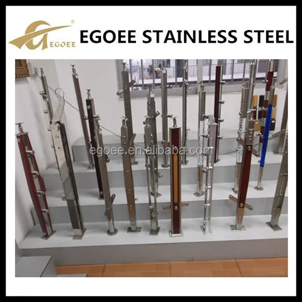 EGOEE 304 ornamental balustrade for balcony,wood balcony balustrade design