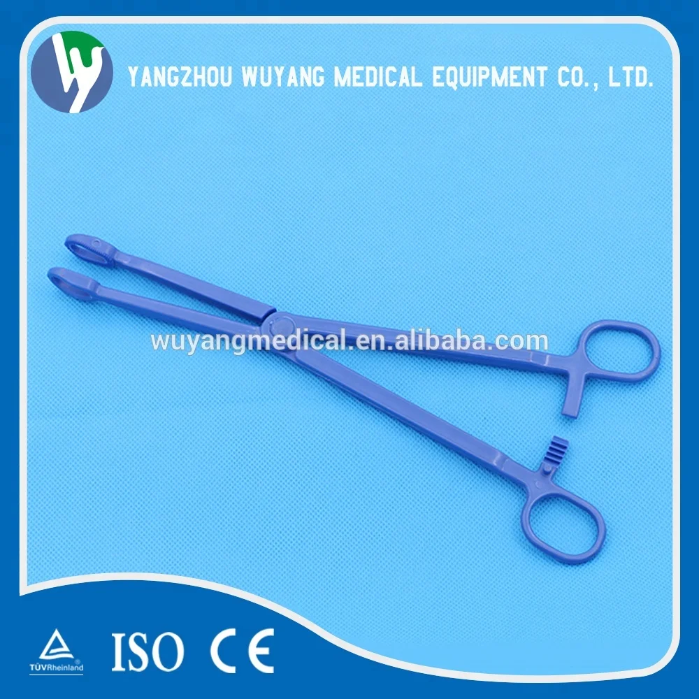 Factory Disposable medical consumables Plastic Blood Stopping Clamps/forceps with CE ISO
