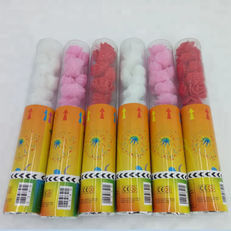 The popular Party Wedding popper Rose petal Wedding rose petal confetti party popper
