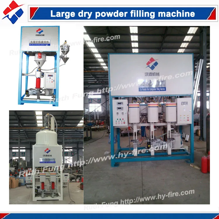 new model fire extinguisher filling machine /full automatic type fire extinguisher powder filler technical