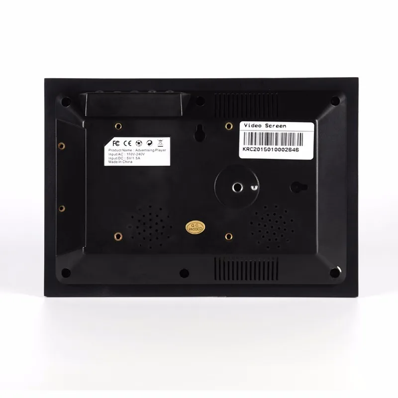 7 inch motion sensor battery powered video promotion lcd ad display monitor with audio player for chain store promotion