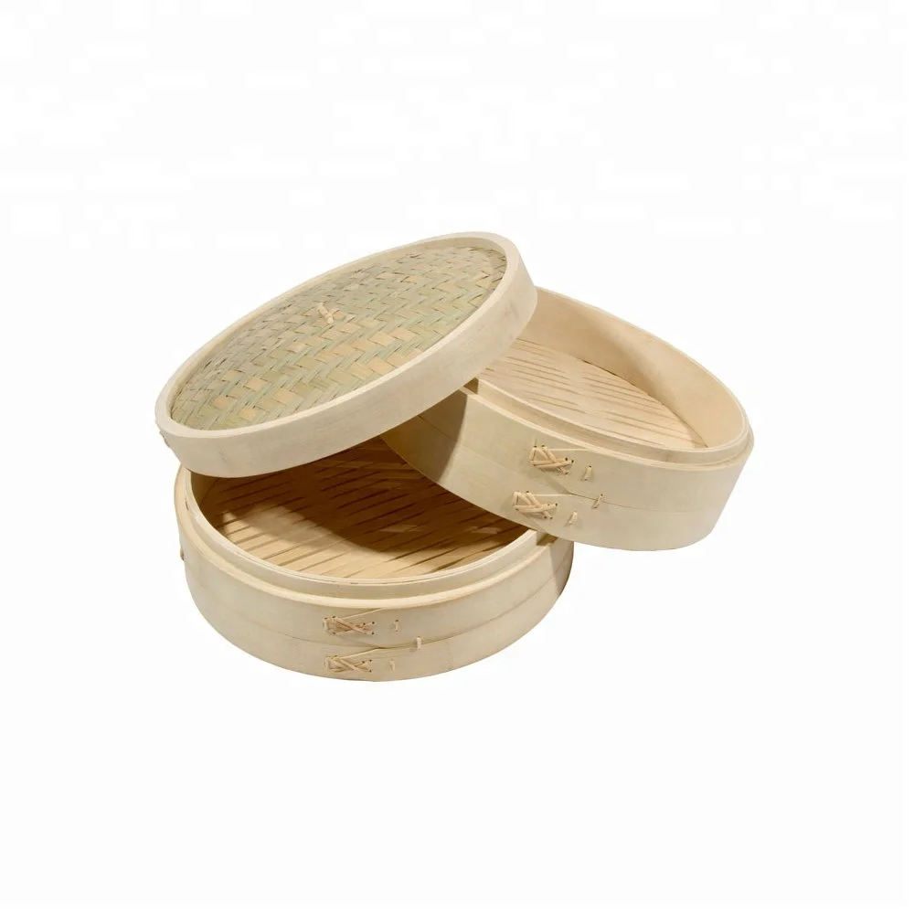 Asian Food Bamboo Steamer
