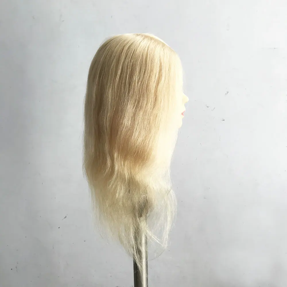 
Factory Price 100% Human Hair Mannequin Heads Hairdresser Training Heads For Baber Schools 