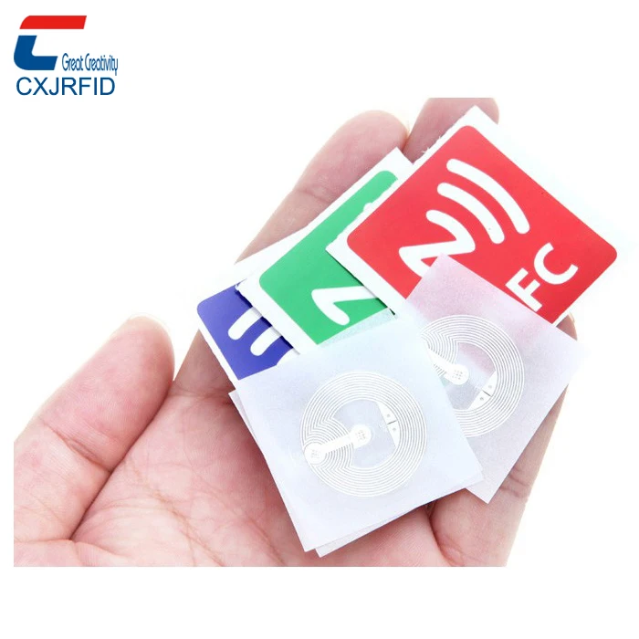 13.56 мГц Пассивные RFID qr-код наклейка iso 14443A mifare desfire ev1 4 К тег