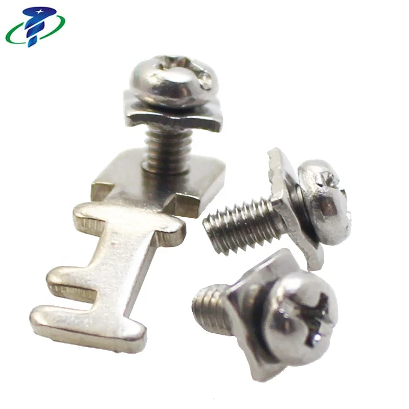 Low Votalge Plain Wire Connect Screw With Washer For Electric Equipment