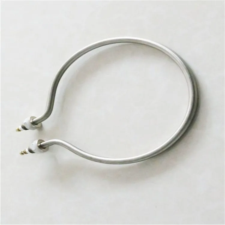 Round shape industry  Immersion tubular heater pipe heating element