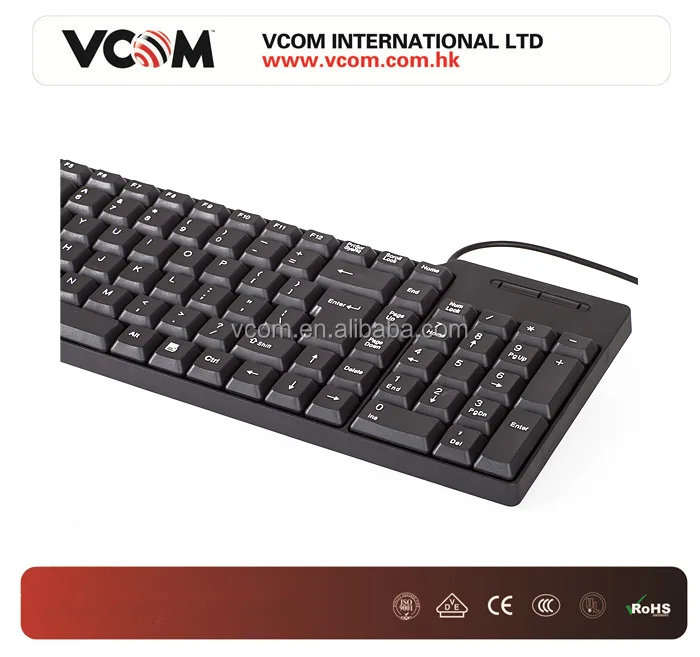 VCOM Высокое Качество Настольных Офис Клавиатура Для
