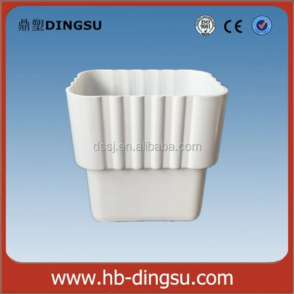 Cheap vinyl downspouts and gutters for roof plastic rain gutter