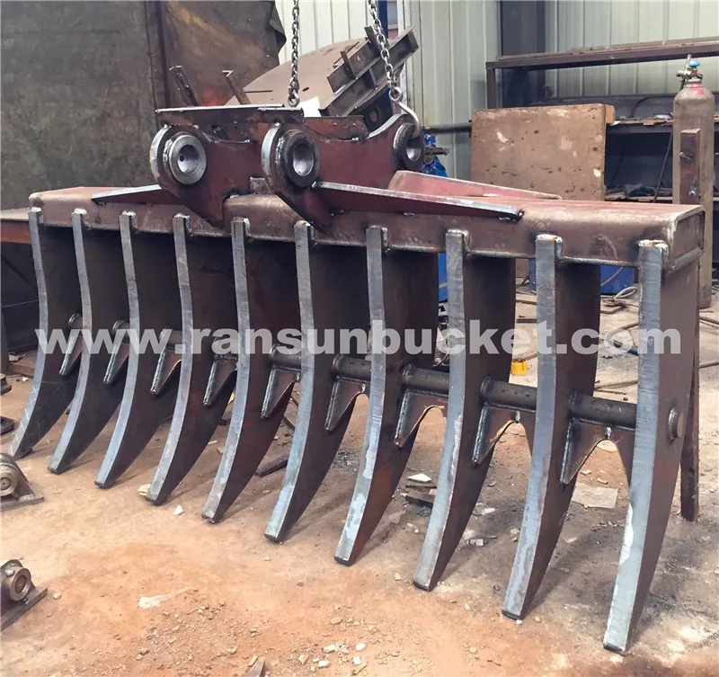 20% off mini excavator rock rake for sale
