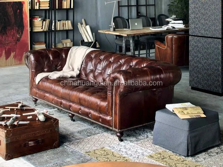 Alibaba sofa manufacturer modern leather sofa HDS1570