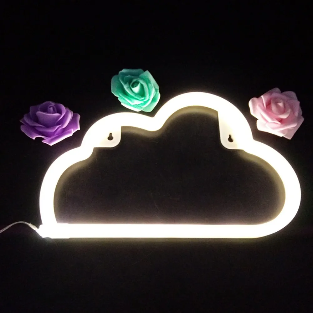 factory wholesale customized led wall lamps cloud neon table sign custom neon night light led lighting lamp for home deco