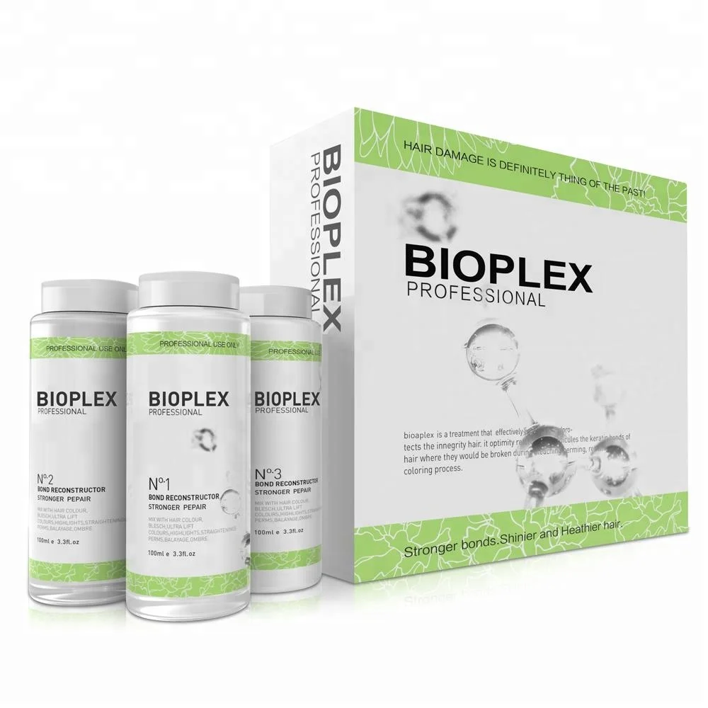 
OEM/ODM Professional USA Bioplex Top Keratin Protein Hair Magical Repair Bond Reconstructor Fortifier Sustainer set 100ml 