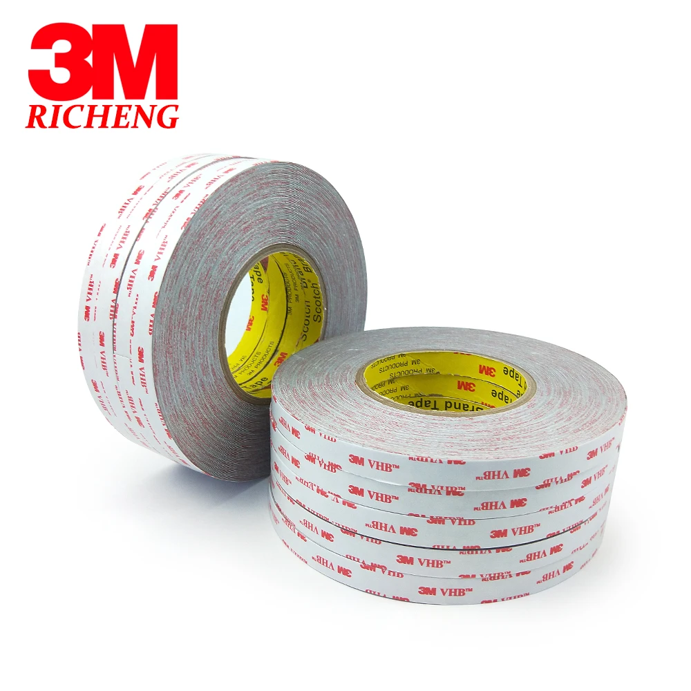 3M VHB Acrylic Foam Tape RP25 High stick gray foam double side tape Pressure Sensitive Adhesive Tape for Display and Signs