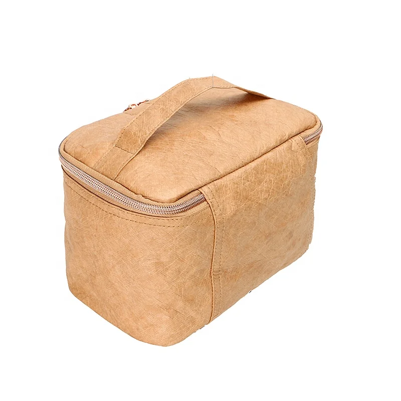 BSCI Factory Custom Design Luxury Dupont Tyvek Travel Portable Bride Makeup Bag Beauty Cosmetics Storage Case