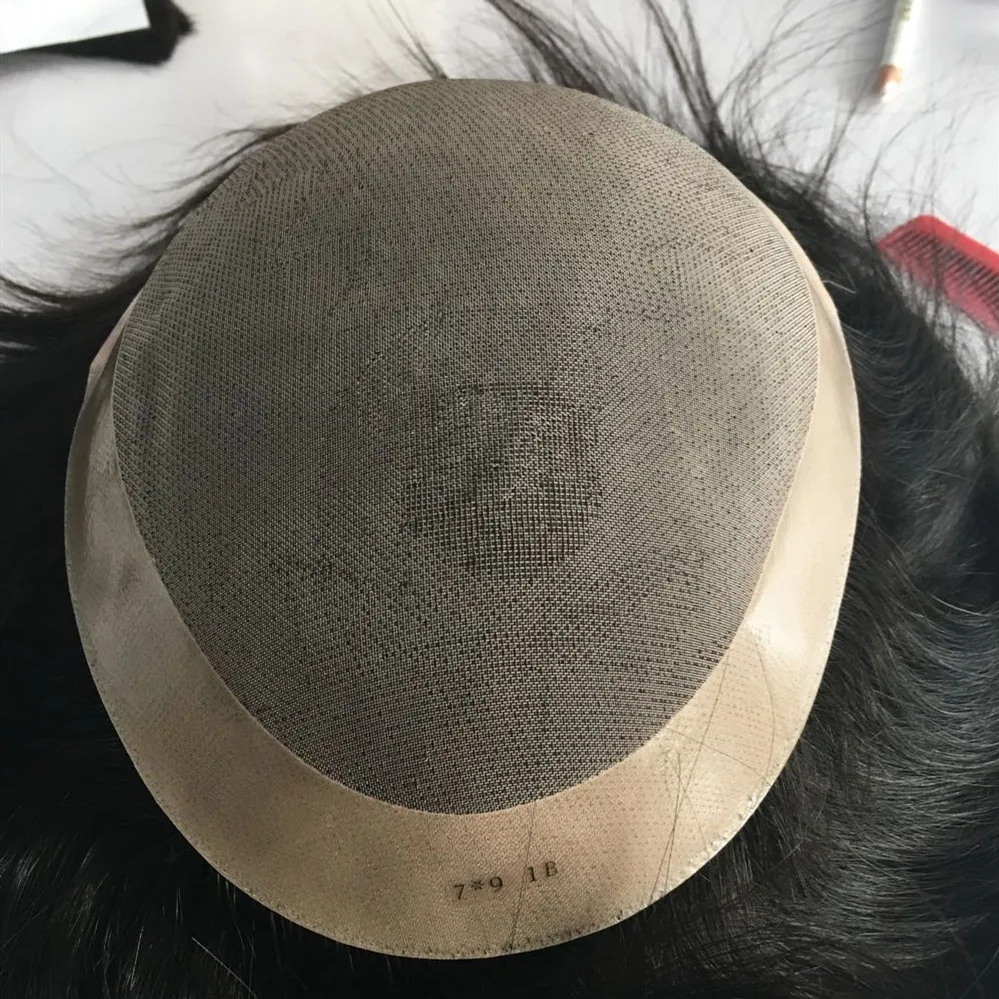 Hot selling fine mono base hair system human hair  men hair toupee
