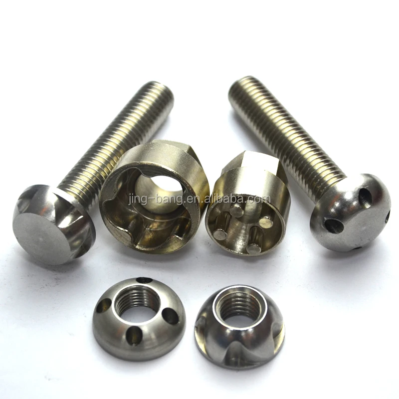 High quality patented stainless steel torx anti theft nut for auto industry safety tamper proof nut security 4-hole nut