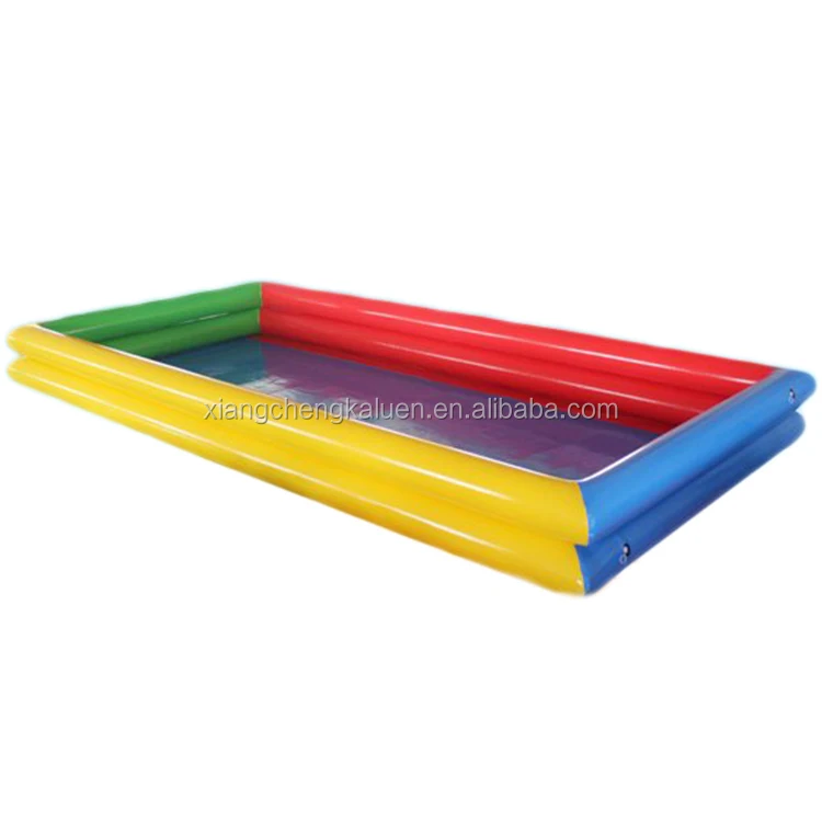 Custom various design size colored commercial inflatable water pool