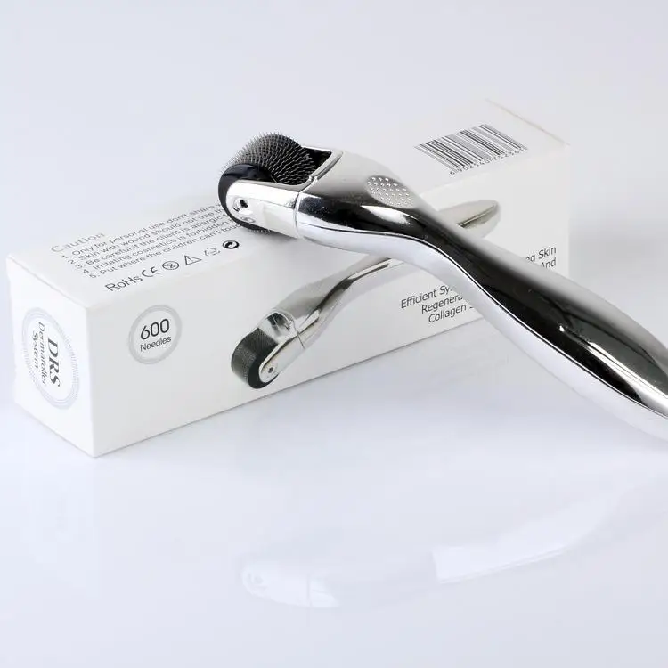
Factory Price Microneedle DRS Derma Roller 600 Gold Titanium Needles 