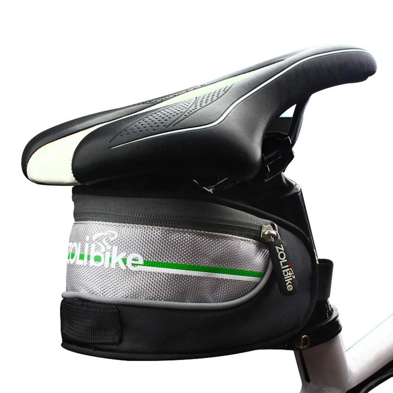 ZOLi 2102 Bicycle Tube bag Install Easy  Bicycle Frame Bag Waterproof Bike Saddle Bag
