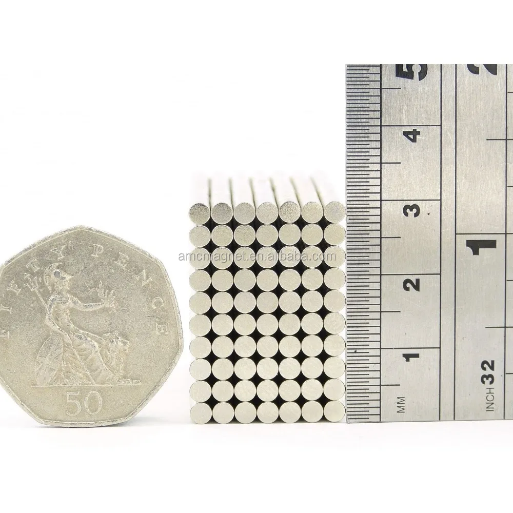 Small Round NdFeB Neodymium Disc Magnets  N35