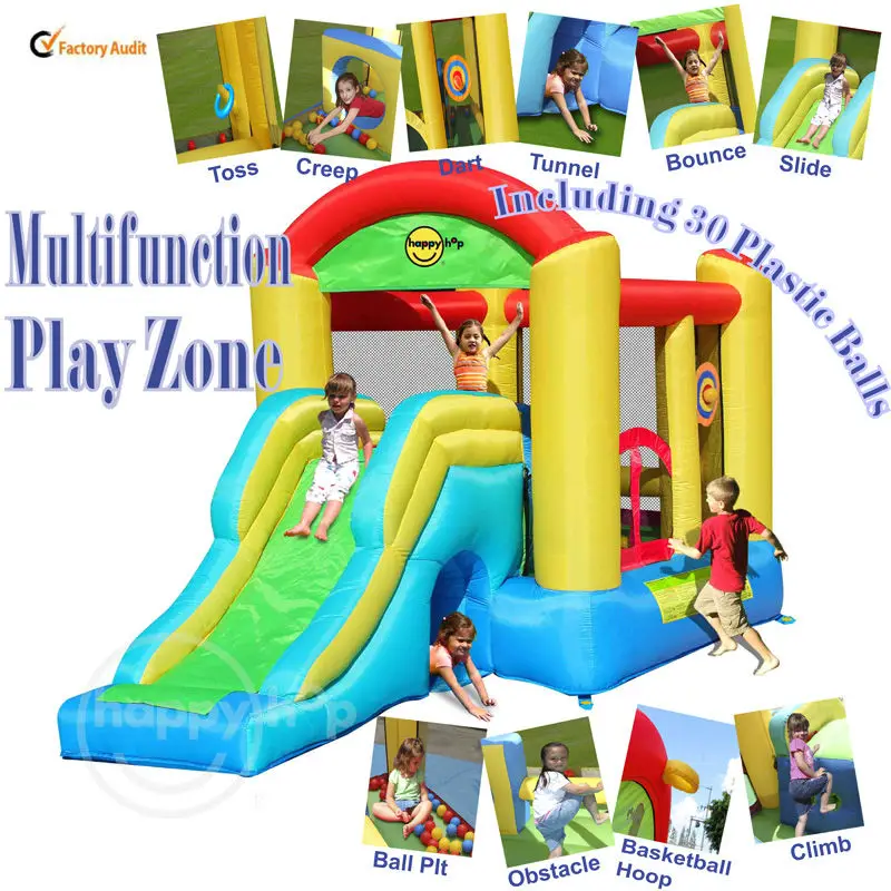 Happy Hop 9506N multifunctional play zone,airflow bouncer,inflatable bouncer slide