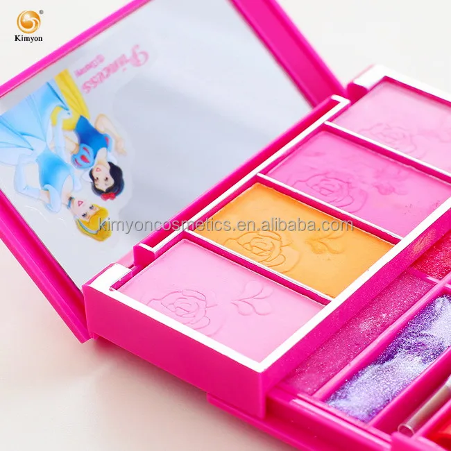 
Disney Princess foldable Case Toy Make Up set Kit, gift set, Safe, Non-Toxic, Washable, Formulated for Children 