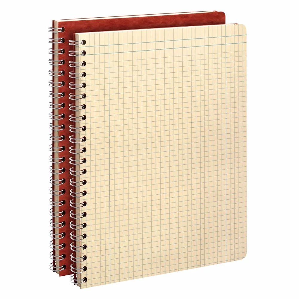 100gsm Ivory Paper 76 Sheets 11.75 X 9.25 Inches Spiral Binding Notebook Computation Note Book
