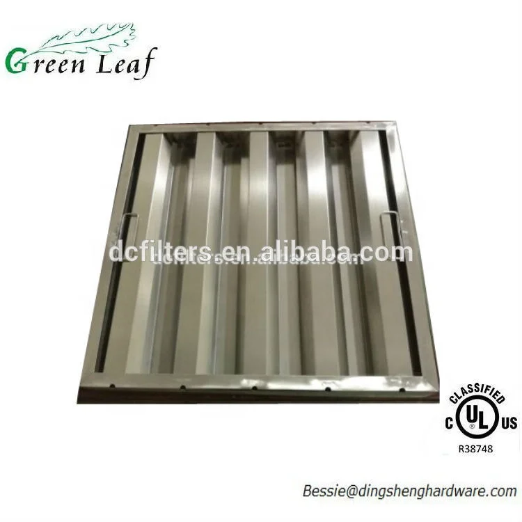 Stainless Steel T type Baffle Grease Filter