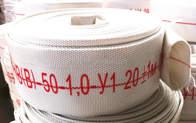 Резиновый и пластиковый PU PVC облицованный плоский пожарный шланг