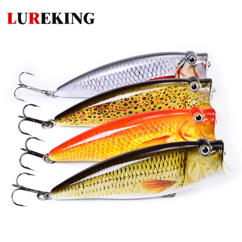 Lureking Fast Shipping Colorful Gt Popping Popper Lures, Artificial Popper Lures Saltwater